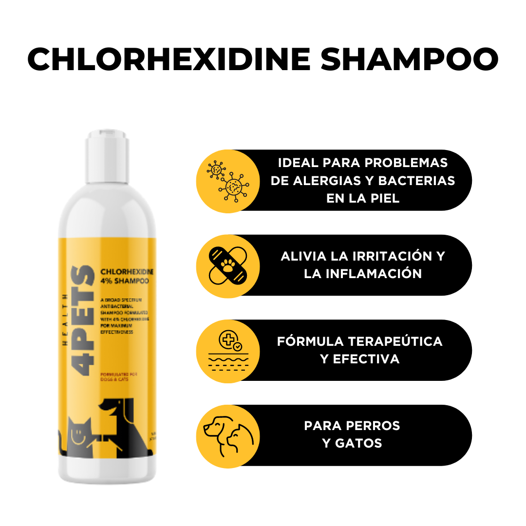 Chlorhexidine 4 Antibacterial Shampoo 12oz