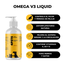 Load image into Gallery viewer, Omega V3 Liquid Salmon Oil 8oz
